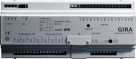 4-канальный аудиораспределитель KNX-EIB