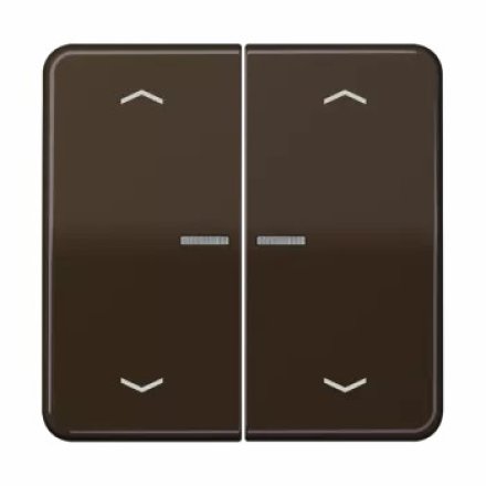 CD595KO5MPBR Клавиши для сдвоенной кнопки BCU; коричневые