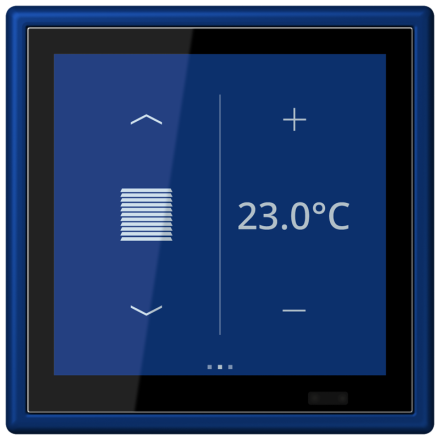 KNX комнатный контроллер LS TOUCH, LC 459 D1 S261