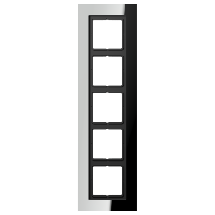 LSP985GCR Рамка для серии LS-Plus 5-кратная; полированный хром