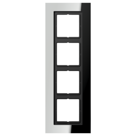 LSP984GCR Рамка для серии LS-Plus 4-кратная; полированный хром
