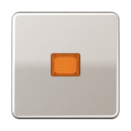 CD590KOPT Клавиша с оранжевым окошком для выключателя с подсветкой; платина