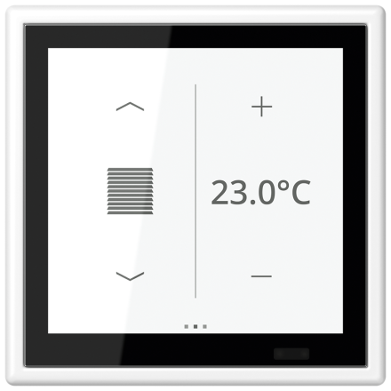 KNX комнатный контроллер LS TOUCH, LS 459 D1 S WWM