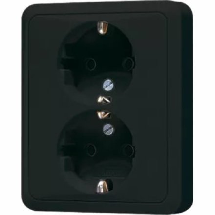 CD5020NKISW Розетка 16A 250V / 10A 250V сдвоенная