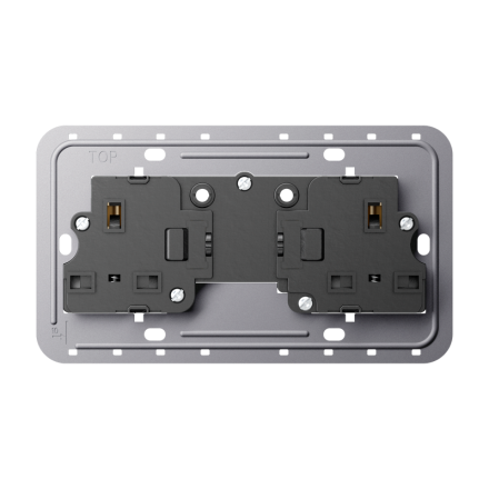 BS2522EINS розетка БС 13А двойная