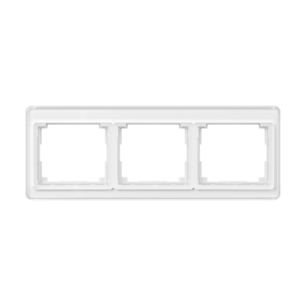 SL5830WW Рамка для горизонтальной установки 3-кратная; белая