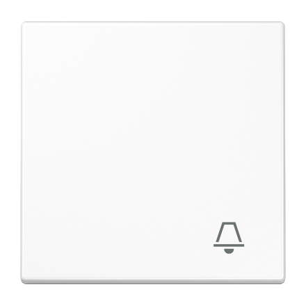 LS990KWW Клавиша для  выключателя с символом звонок; белая
