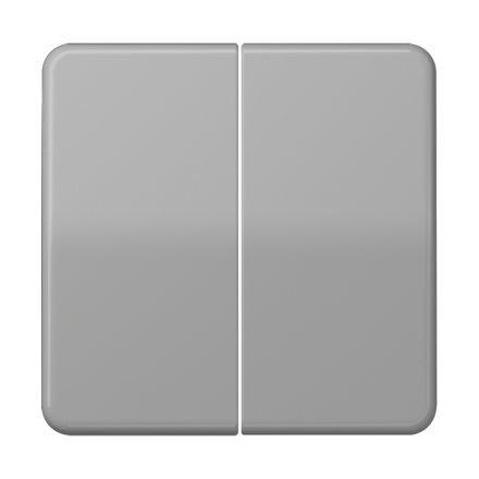 CD595GR Клавиши для сдвоенных выключателей и кнопок; серые