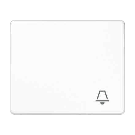 SL590KWW Клавиша для выключателя с символом звонок; белая