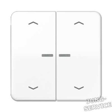CD595KO5MPGR Клавиши для сдвоенной кнопки BCU; серые