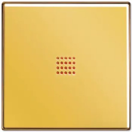 LS990KO2GGO Клавиша с перфорированным окошком для выключателя и кнопки с подсветкой, золото