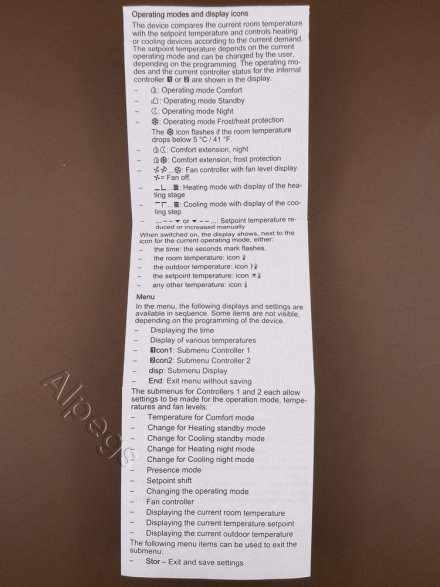 KNX компактный комнатный контроллер, 2 группы, LS5192KRMTSD