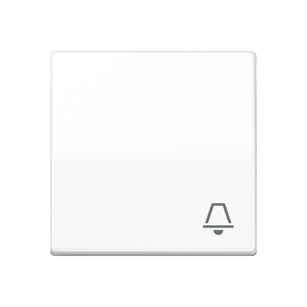 AS591KWW Клавиша для выключателя с символом звонок; белая