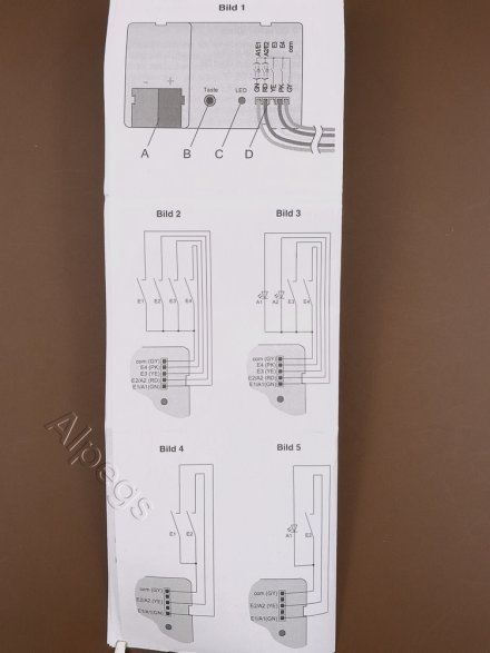 2076-2T KNX/EIB-интерфейс кнопок, двойной