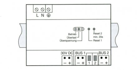 2002REG KNX/EIB-блок питания 640 mA