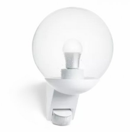 L 585 S 005917 IP 44 white/clear светильник с датчиком движения настенный уличный  E27 1 х 60 Вт (накаливания) или LED 1 х от 5 Вт до 12 Вт