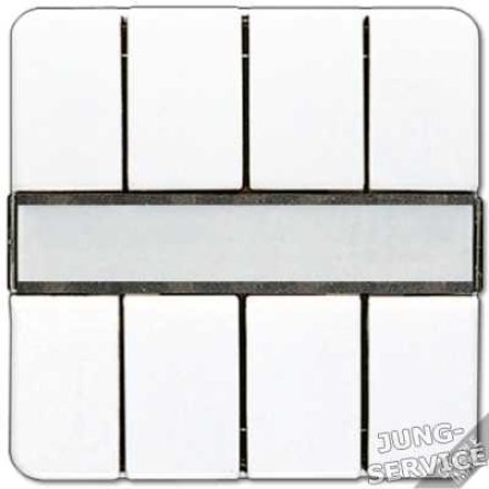 2094LZ Клавиши для системы KNX, 8 групп, универсальные; слоновая кость