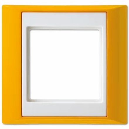 AP581SGWW Рамка 1-кратная для серии Aplus; желтый-белый