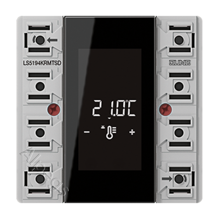 KNX компактный комнатный контроллер, 4 группы, LS5194KRMTSD