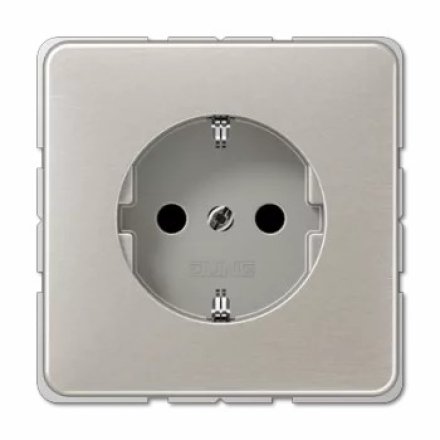 CD520PT Штепсельная розетка SCHUKO 16A 250V ; платина