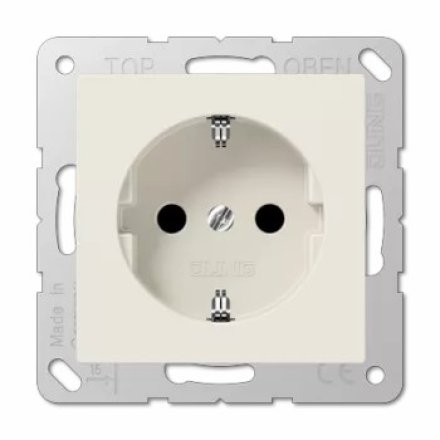 A521BF Штепсельная розетка SCHUKO 16A, 250V ; термопласт; слоновая кость
