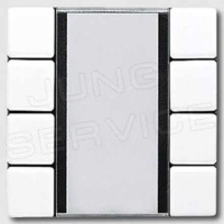LS2248WW Сенсорные кнопки для выключателя 4-группы, 8-каналов; белые