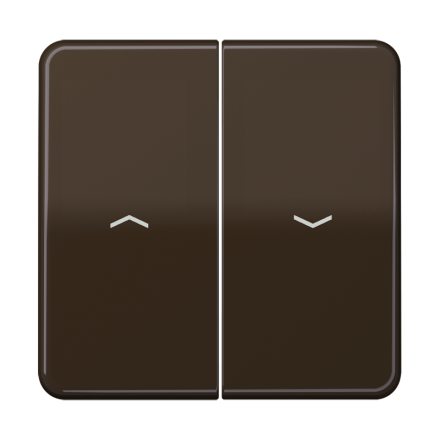 CD595PBR Клавиши для выключателя управления жалюзи 509VU и кнопки 539VU; коричневые