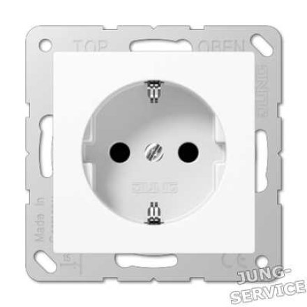 A520BFBL Штепсельная розетка SCHUKO 16A 250V ; синяя